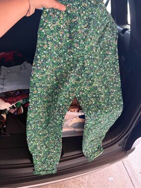 Zara Green Floral women’s  Pants
